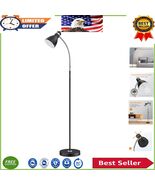 Adjustable Gooseneck Floor Lamp with Heavy Metal Base - Modern Reading L... - $83.91 CAD