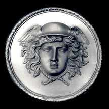 Hellenistic and Roman Hermes Mercury sculpture plaque in silver Finish - £15.81 GBP