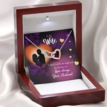 Wife Gift for Wife Birthday You&#39;re an Angel Inseparable Love Pendant 18k Rose Go - £43.61 GBP