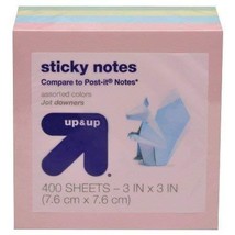 Sticky Notes Pastel 4-pk. - up &amp; up (Pack of 4) - $11.99