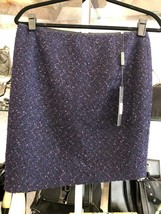 ELIE TAHARI Amethyst &quot;Bennet&quot; Asymmetrical Skirt Style#E90MX302 Sz4 NWT - £139.47 GBP
