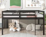 Full Loft Bed, Solid Wood Loft Bed Frame for Kids Girls Boys, Espresso - $442.99