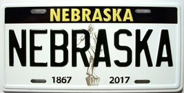 Nebraska State License Plate Novelty Fridge Magnet - £6.26 GBP