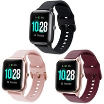 Bands Compatible With 19Mm Id205L Veryfitpro Smart Watch, Quick Release Soft Sil - £17.68 GBP