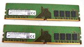 Micron DDR4 16GB (2x8GB) 1RX8 PC4-2400T-UA2-11 MTA8ATF1G64AZ-2G3E1 Ram Memory - £18.60 GBP