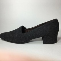 RENZO FONTANELLI  Womens Pumps Sz 6.5 AAAA Gray Fabric Shoes Heels Made ... - £15.41 GBP