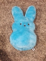 Peeps Blue Bunny Plush Soft Rabbit Stuffed Animal Toy 15 inch Easter Marshmallow - £11.79 GBP