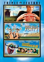 Football Triple Feature The Longest Yard North Dallas Forty Necessary Roughness - £20.62 GBP