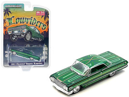 1963 Chevrolet Impala Lowrider Green Metallic with Graphics and Green Interior &quot; - £17.81 GBP