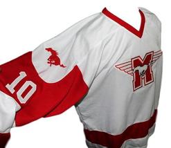Any Name Number Youngblood Movie Hamilton Mustangs Hockey Jersey White Any Size image 4