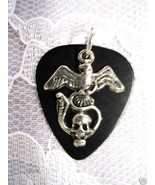 NEW BLACK GUITAR PICK SKULL SNAKE BIRD PENDANT NECKLACE - $4.99