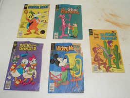 Disney Whitman Comic Lot - Super Goof Donald Mickey Pink Panther Road Runner - $12.99