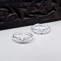 Hot Beach Wear Real Sterling Silver Indian Women Toe Ring Pair - £16.89 GBP