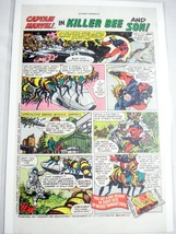 1977 Ad Captain Marvel Killer Bee and Son! Hostess Twinkies - $7.99