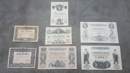 Reprint on paper with W/M Austria Banknotes 1833-1841 years. FREE SHIPPING - $43.00