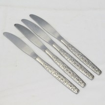 Oneida Malibu Wm A Rogers Dinner Knives 8-7/8&quot;  Stainless Lot of 4 - $183.53 MXN