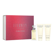ETERNITY 3 PCS SET FOR WOMEN: 1.6 EAU DE PARFUM SPRAY + 3.3 BODY LOTION ... - $90.49