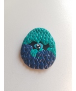 Handmade Clay Hatching Dragon Egg Magnet - $146.77 MXN