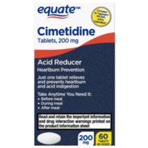 Cimetidine 200 mg Tablets Acid Reducer Equate 60 tablets - American - £19.88 GBP