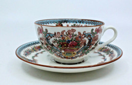Rorstrand Gorgeous Handpainted Coffee Tea Cup and Saucer Set Sweden Vint... - $71.96