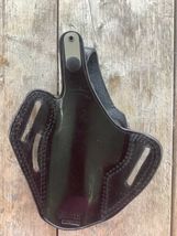 Fits Tanfoglio Force 99 Carry USA Leather 3-Slot Belt Holster Thumb Break #1092 image 4