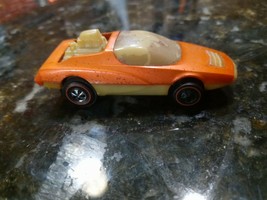 Hot Wheels Redline Sizzlers Hot Head Orange Brown Chrome Mexico 1969 not... - £26.88 GBP