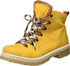 Rieker Y9403-68 Yellow tan  Ankle Boot Comfort shoe US 6   EU 37 - $27.99