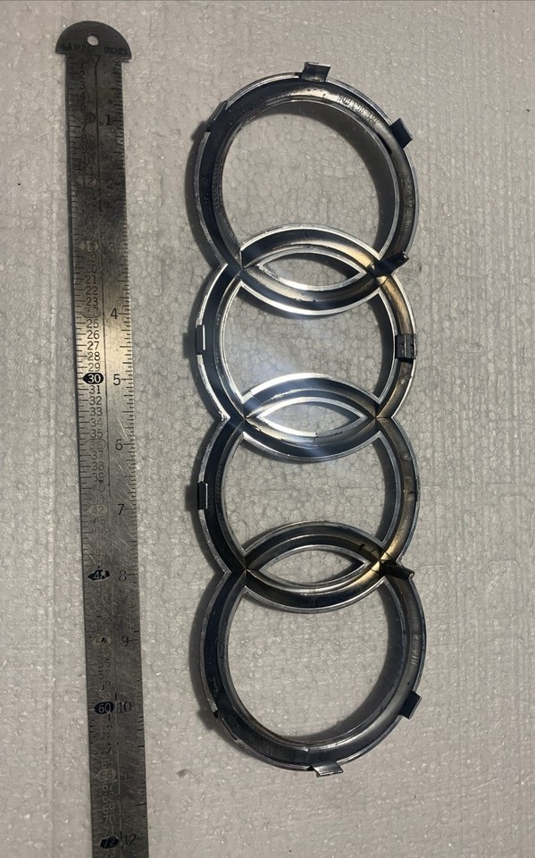 Audi OEM 11” Chrome Front Grille Rings Badge Logo Emblem Q3 Q5 SQ5 Q7 A6 A7 S7 Item image 5