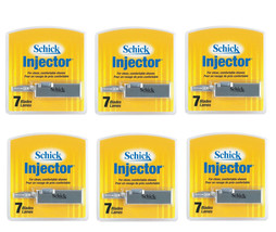  (Pack of 6) Schick Injector Refill Chromium Blades Prevents Razor Bumps... - £31.12 GBP