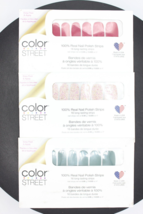 3 Variety Pack! Color Street Nail Strips, Munich Mulberry, Tokyo Lights, She&#39;s A - £17.43 GBP