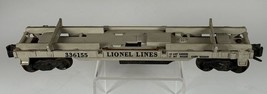 Lionel 336155 O Scale Gray Log Unloading Flat Car No Dump Tray Vintage #1 - $15.88