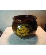 Vintage Louwelsa Weller Pottery Daffodils Large Jardiniere - £110.16 GBP