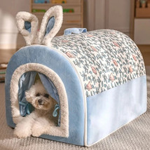 Pet Dog Bed Cozy Cat Mat Removable Washable Pet Cat Dog House Nest Warm ... - £100.71 GBP