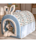 Pet Dog Bed Cozy Cat Mat Removable Washable Pet Cat Dog House Nest Warm ... - £98.40 GBP