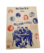 Don&#39;t Fence Me In Cole Porter Hollywood Canteen 1944 Movie Sheet Music V... - $366.30 MXN