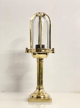 Industrial Antique Maritime New Solid Brass Bulkhead Lamp Fixture With G... - $100.98