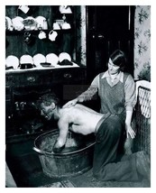 Welsh Women Washing Her Coal Miner Husband 1931 8X10 Photo - £6.70 GBP