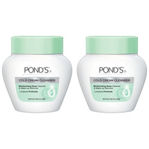 Pond Cold cream The cool classic deep cleans &amp; removes make-up 9.5 oz (2... - £22.23 GBP