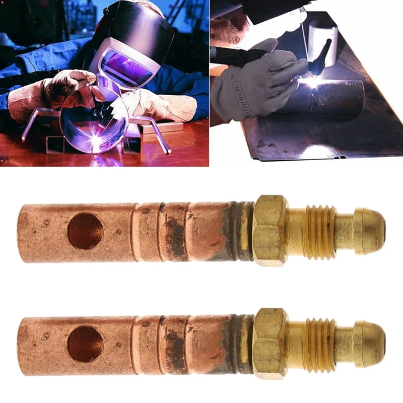 2pcs 57Y10 Gas &amp; Power Cable Adapter FIT for WP-17 WP-9 WP-24G 24W TIG Welding T - £107.84 GBP