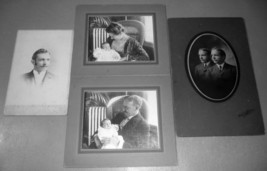 Marshall Otis Howe Family (4) Cabinet Photos - Newfane,Vermont - £69.94 GBP