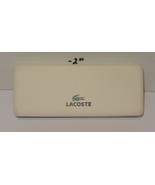 Lacoste White Green Sunglasses Eyeglasses Case - $463.05 MXN