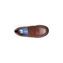 Men's Nunn Bush Cam Moc Toe Slip On Walking Shoes Cognac Tumbled 84696-222 image 5