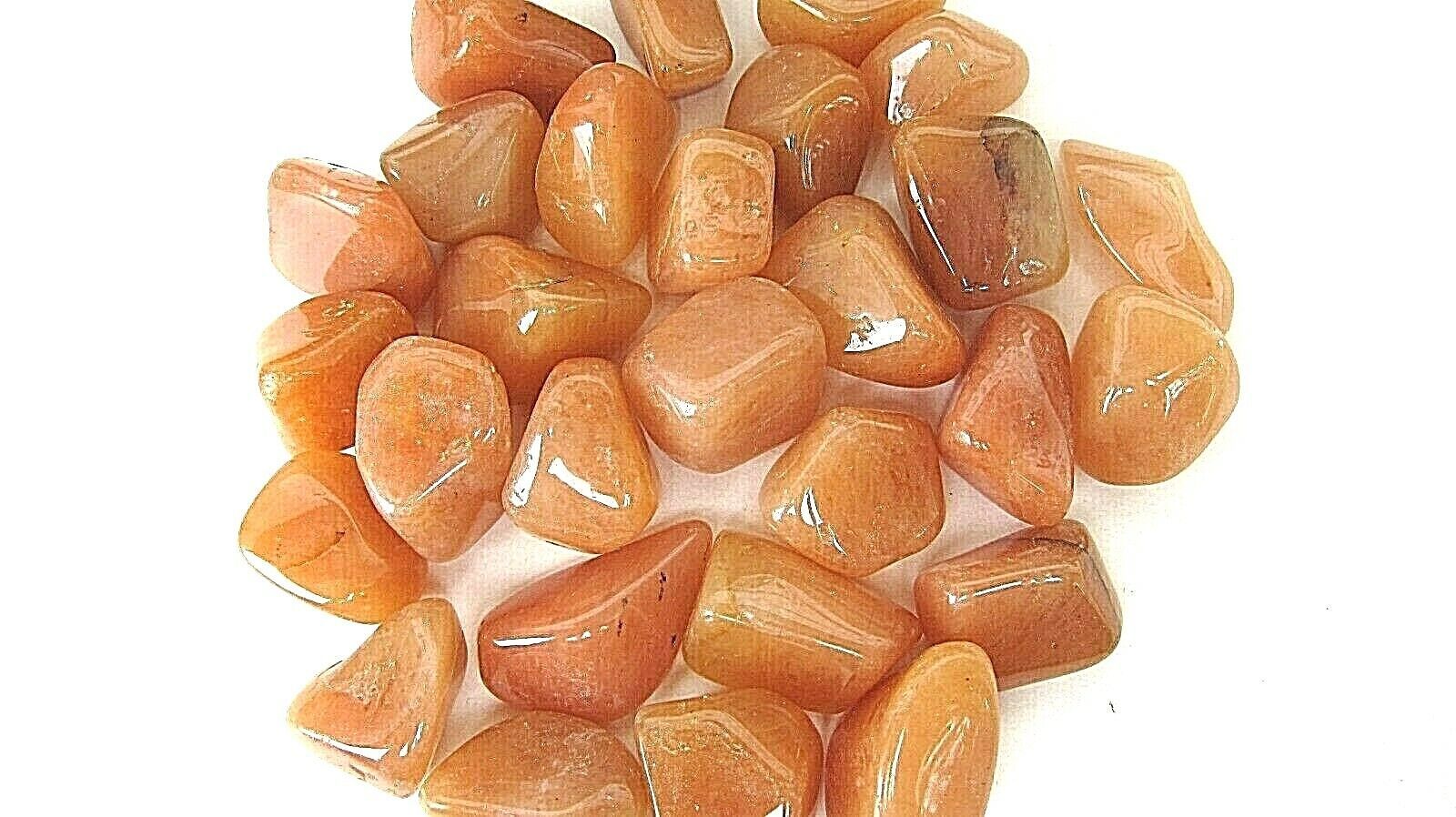 One Peach Quartz Tumbled Stone 25-30mm Healing Crystal Reiki Leo Creativity - $1.84