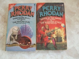 Vintage Lot Of 2 Perry Rhodan Science Fiction Books 115-118 1st Printing 1977 - £8.63 GBP