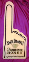 Jack Daniel&#39;s Tennessee Honey Whiskey Promotional Foam Finger - £7.11 GBP