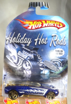 2009 Hot Wheels Holiday Hot Rods WHIP CREAMER II Dark Blue w/Gold Pr5 Spoke Whls - £6.48 GBP