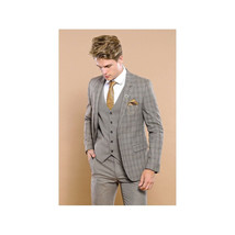 Men 3pc European Vested Suit WESSI by J.VALINTIN Extra Slim Fit JV44 Houndstooth image 8