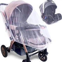 Baby Safe Mosquito Net - Durable, Washable Insect Protection for Strollers, Bass - £7.22 GBP
