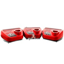 New Genuine Milwaukee 48-59-2401 M12 12V Lithium Ion Battery Charger 12 Volt 3pk - £32.77 GBP