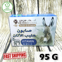 Moroccan Donkey Milk Soap Savon Natural Organic Skin Care Spa 95G حليب الأتان - £13.81 GBP
